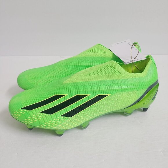 NEW Adidas X Speedportal+ SG Soccer Cleats GW8418 Size 11 Green - Picture 1 of 9